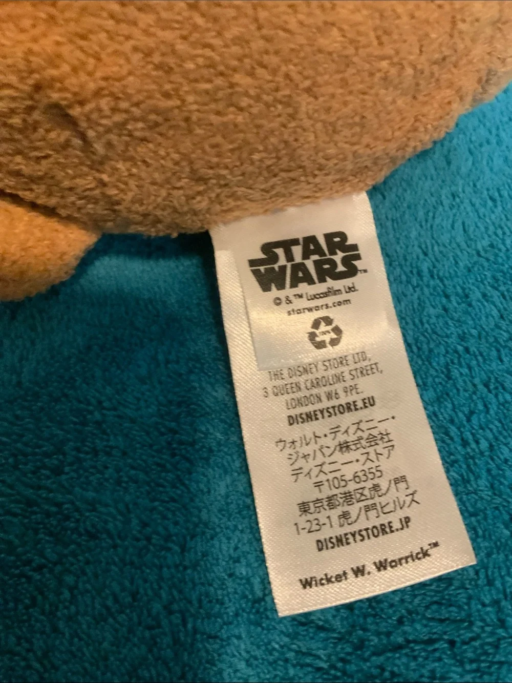 Set of 3 plushies ,Mickey,Wicket,and and Pumba